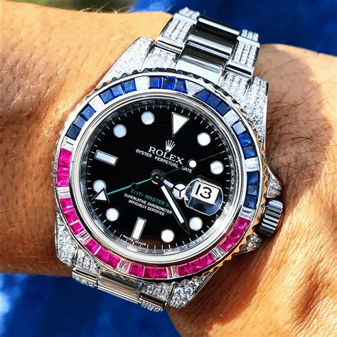 rolex submariner pepsi bezel for sale|rolex submariner replacement bezel.